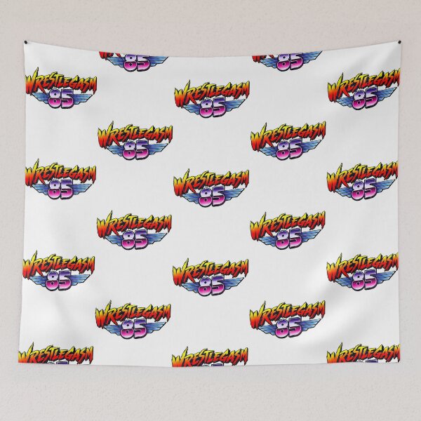 Item preview, Wrestlegasm 85 Retro Wrestling Logo designed and sold by oscojd-ftgieb.