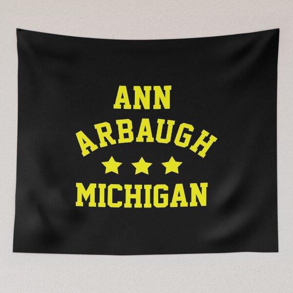 Item preview, Ann Arbaugh Michigan Collegiate Block Graphic designed and sold by OsbornRowe.