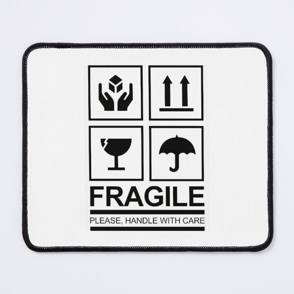 Item preview, Fragile Handle With Care Packaging Symbols - Minimalist Industrial Graphic Poster designed and sold by Billy Morfo™.
