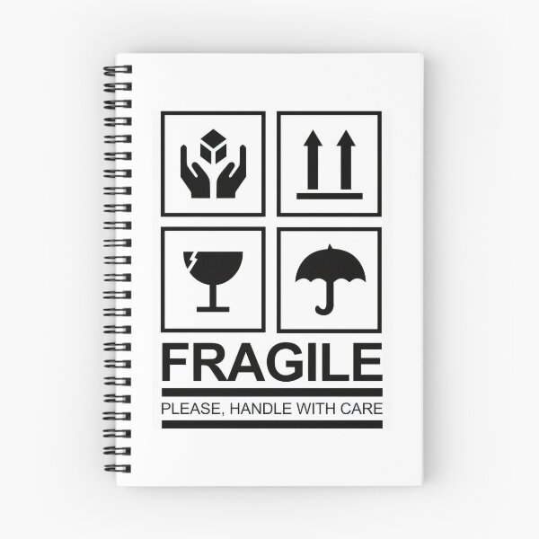 Item preview, Fragile Handle With Care Packaging Symbols - Minimalist Industrial Graphic Poster designed and sold by Billy Morfo™.