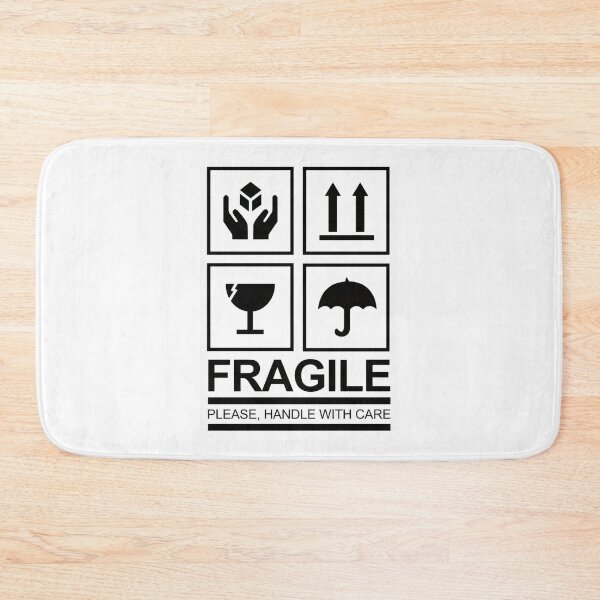 Item preview, Fragile Handle With Care Packaging Symbols - Minimalist Industrial Graphic Poster designed and sold by Billy Morfo™.