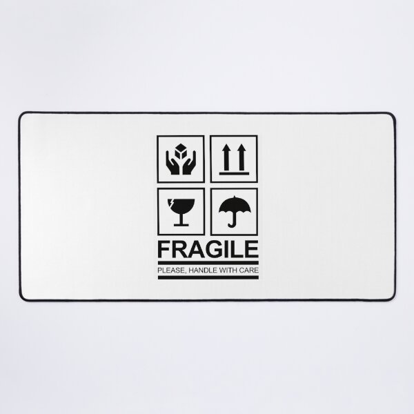 Item preview, Fragile Handle With Care Packaging Symbols - Minimalist Industrial Graphic Poster designed and sold by Billy Morfo™.