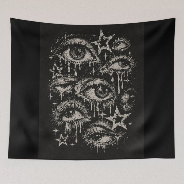 Item preview, Grunge Crying Eyes Stars Distressed Graphic Soft Grunge designed and sold by Yellowriversss.