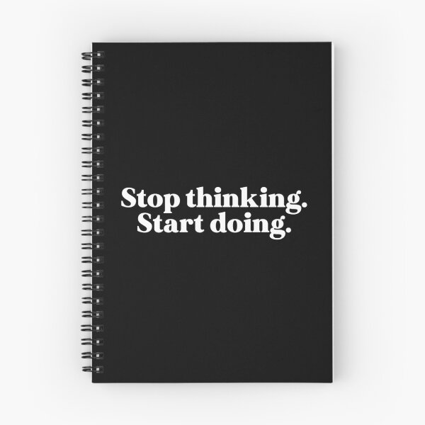 Item preview, Stop Thinking Start Doing designed and sold by italiad-oll.