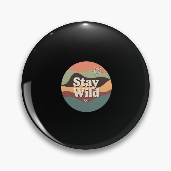 Item preview, Stay Wild Retro Wavy Landscape Sun  designed and sold by OsbornRowe.