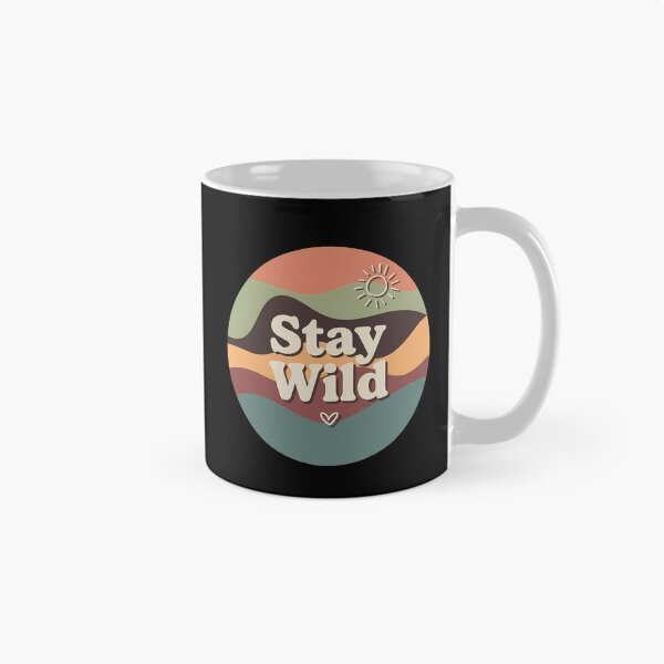 Item preview, Stay Wild Retro Wavy Landscape Sun  designed and sold by OsbornRowe.