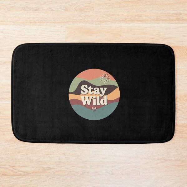 Item preview, Stay Wild Retro Wavy Landscape Sun  designed and sold by OsbornRowe.