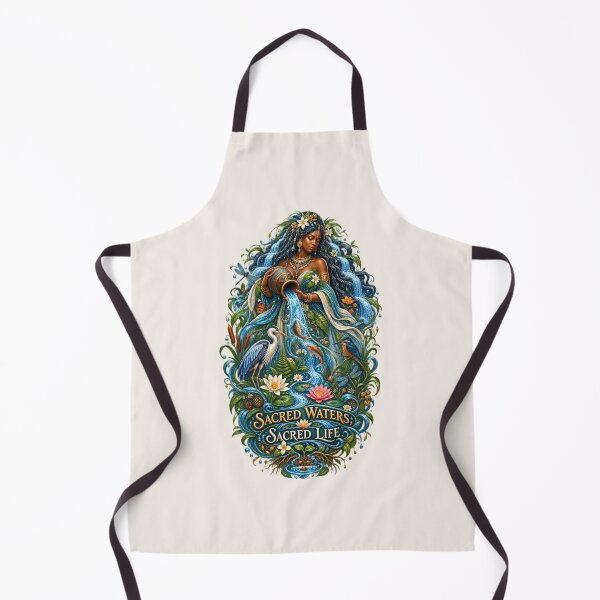 Item preview, Sacred Waters, Sacred Life | River Goddess Art | Mother Nature Illustration designed and sold by 'VARI'.