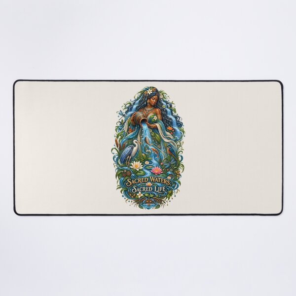 Item preview, Sacred Waters, Sacred Life | River Goddess Art | Mother Nature Illustration designed and sold by 'VARI'.