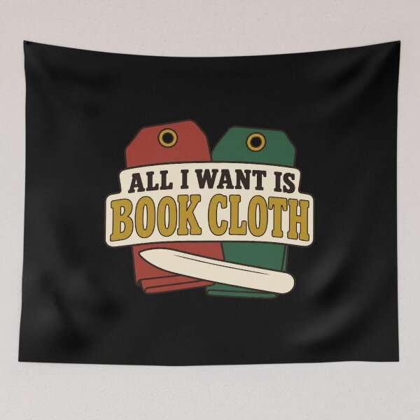 Item preview, All I Want Is Book Cloth Bookbinder Christmas designed and sold by DreamLayerStudio.