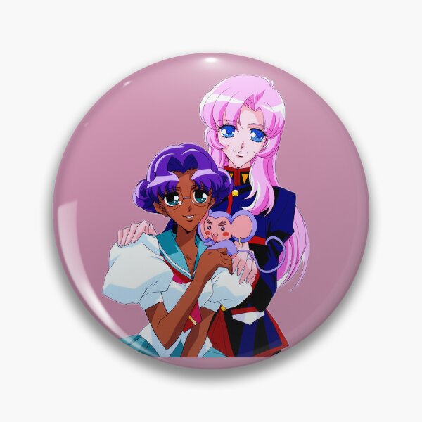 Item preview, Revolutionary Girl Utena- Anthy and Utena family photo designed and sold by Applesaucemeow-.