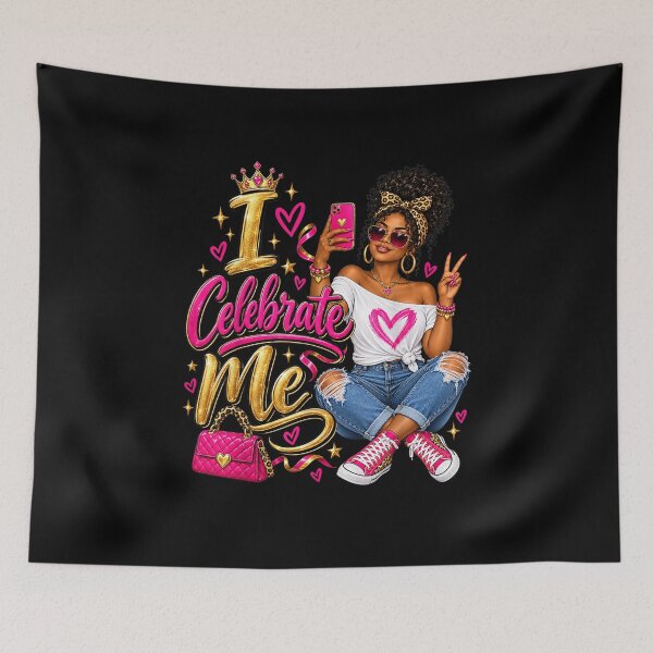 Item preview, I Celebrate Me Black Woman Self Love Confidence  designed and sold by NgumohaLanke.