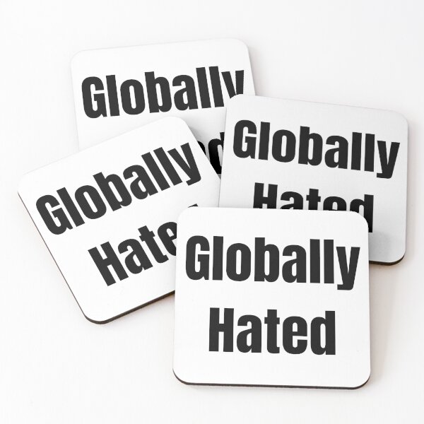 Item preview, Globally Hated - Funny Sticker designed and sold by LeoTheTiger.