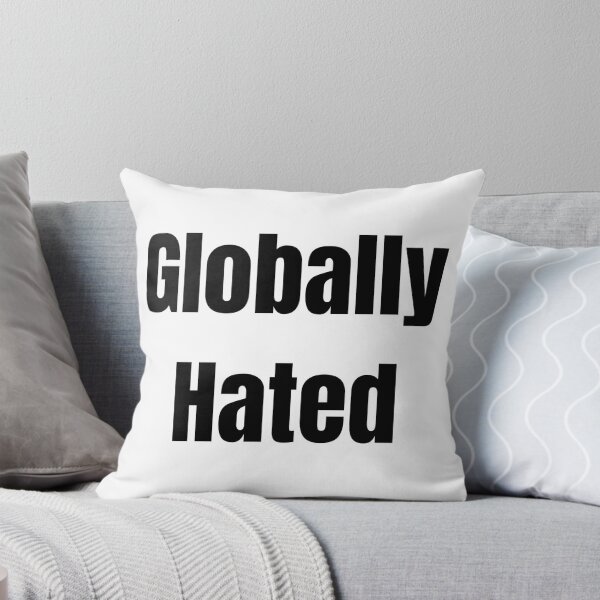 Item preview, Globally Hated - Funny Sticker designed and sold by LeoTheTiger.