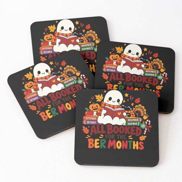 Item preview, All Booked For Ber Months Book Lover Fall Halloween Xmas designed and sold by PAROSSA.