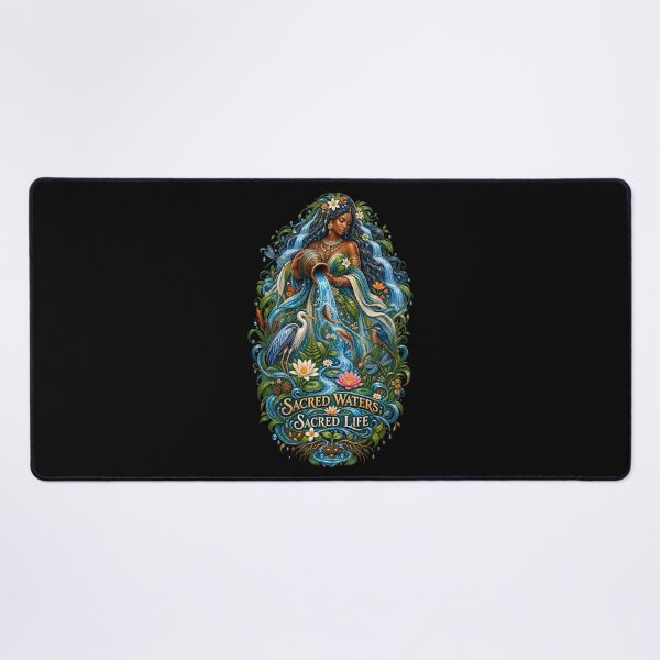Item preview, Sacred Waters, Sacred Life | River Goddess Art | Mother Nature Illustration designed and sold by 'VARI'.