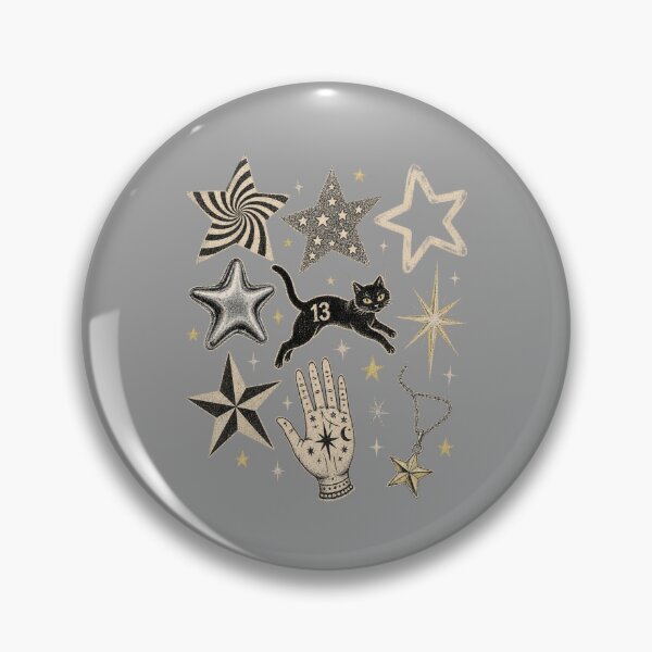 Item preview, Vintage Star Black Cat Occult Collage Graphic Soft Grunge designed and sold by Yellowriversss.