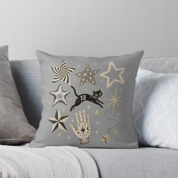 Item preview, Vintage Star Black Cat Occult Collage Graphic Soft Grunge designed and sold by Yellowriversss.