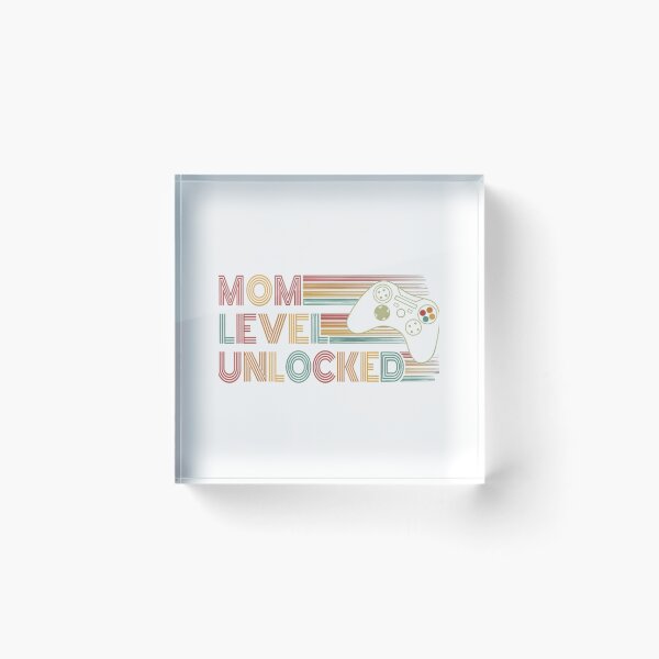 Item preview, Mom Level Unlocked New Mom Gamer Motherhood designed and sold by amm-yWescott.