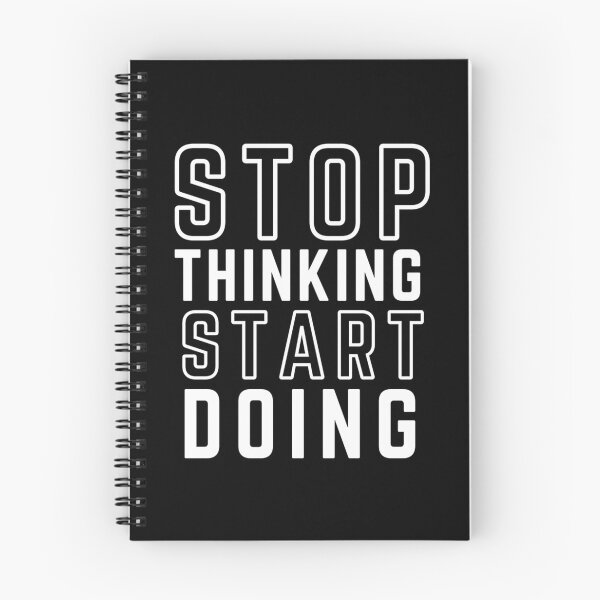 Item preview, Stop Thinking Start Doing Black Background Modified designed and sold by italiad-oll.
