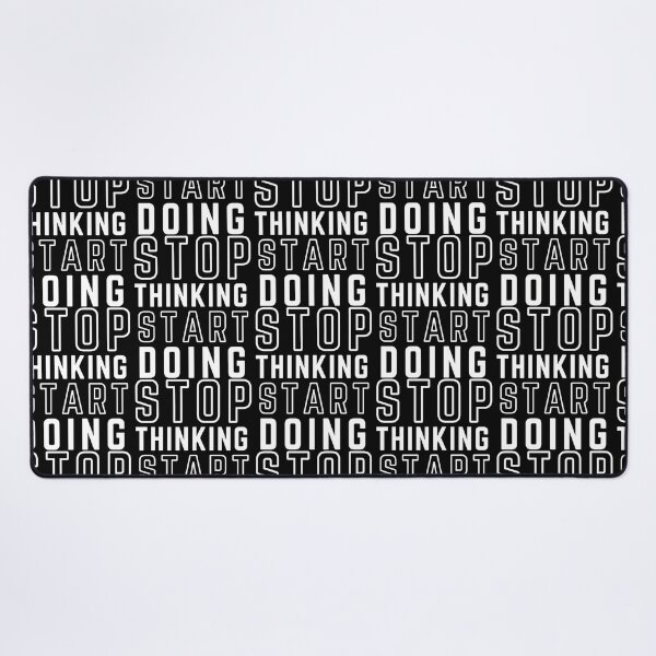 Item preview, Stop Thinking Start Doing Black Background Modified designed and sold by italiad-oll.