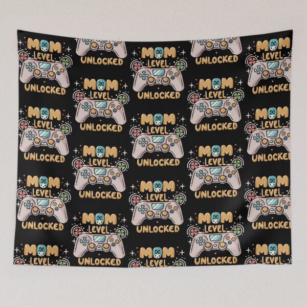Item preview, Mom Level Unlocked Vintage Funny Mom Gift For Mothers Day designed and sold by amm-yWescott.