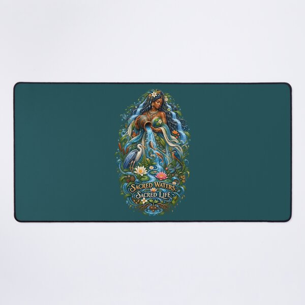 Item preview, Sacred Waters, Sacred Life | River Goddess Art | Mother Nature Illustration designed and sold by 'VARI'.