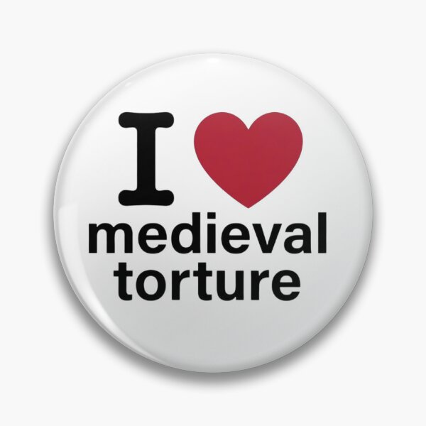 Item preview, Me encanta la tortura medieval - Pegatina divertida de humor negro designed and sold by LeoTheTiger.