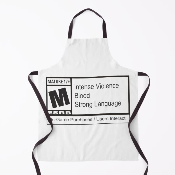 Item preview, Mature 17+ Video Game Content Label - Minimalist Gamer Rating Badge Poster designed and sold by Billy Morfo™.