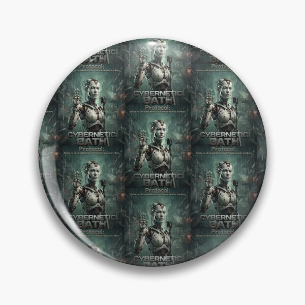 Item preview, OATH__<<Under no circumstances should robots surpass humans..>> designed and sold by Pronoian-Space.