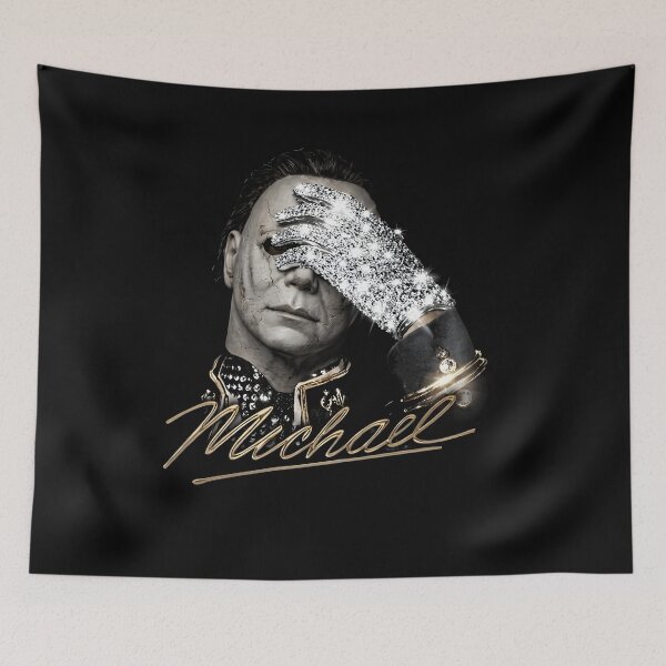 Item preview, Pop Star Horror Mask Halloween Retro Mashup Graphic designed and sold by Kerryberri.