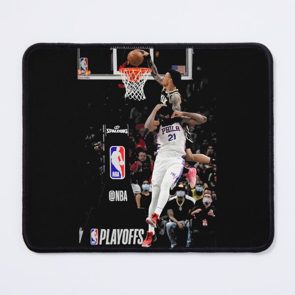 Item preview, John Collins Powerful Dunk Over Embiid Basketball Artwork designed and sold by Heier.