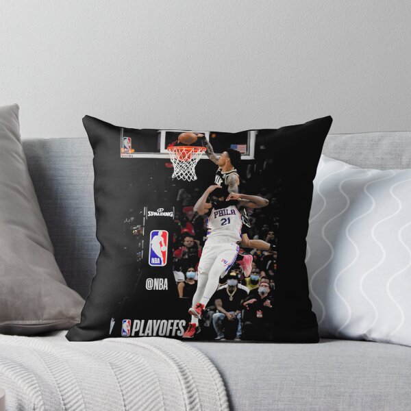 Item preview, John Collins Powerful Dunk Over Embiid Basketball Artwork designed and sold by Heier.