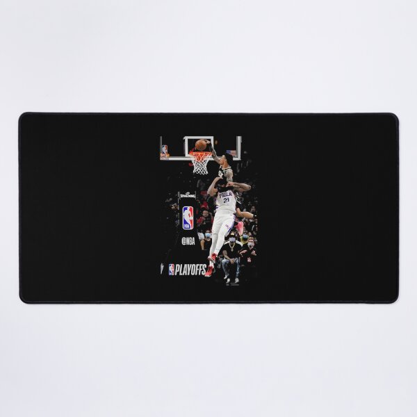 Item preview, John Collins Powerful Dunk Over Embiid Basketball Artwork designed and sold by Heier.
