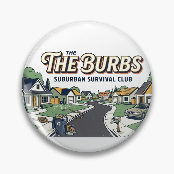 Item preview, The Burbs Funny Suburban Life T-Shirt | Retro Neighborhood Humor designed and sold by Mathias Yakubu Design.