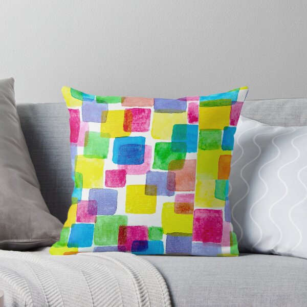 Item preview, Colorful blocks – handmade in watercolor.  designed and sold by Greitas.