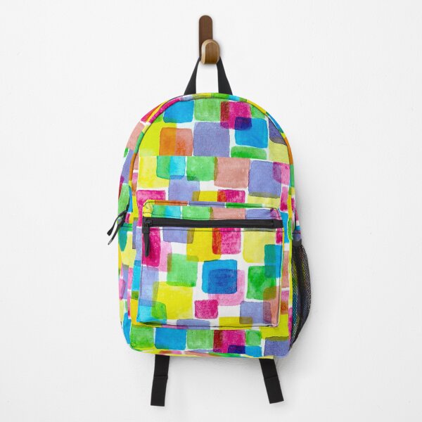 Item preview, Colorful blocks – handmade in watercolor.  designed and sold by Greitas.