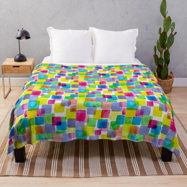 Item preview, Colorful blocks – handmade in watercolor.  designed and sold by Greitas.