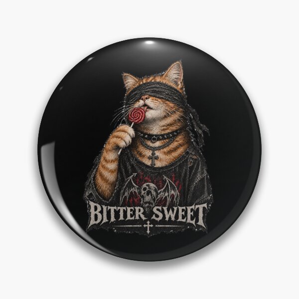 Item preview, Punk Rock Cat Lollipop Skull Wings Graphic Soft Grunge designed and sold by Yellowriversss.