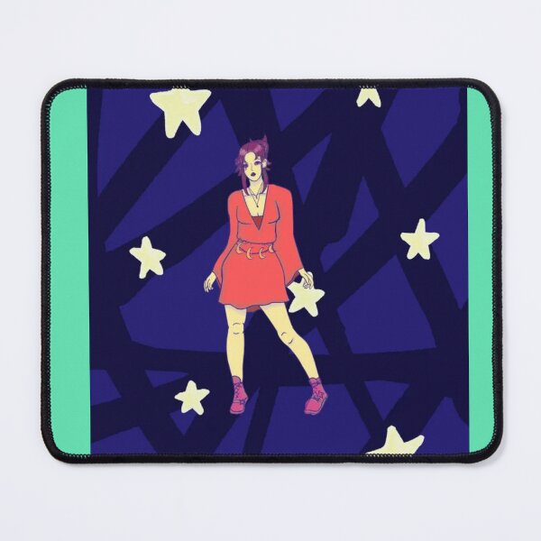 Item preview, Red Dress Girl Starry Night Sky Graphic designed and sold by CosmiicOddities.