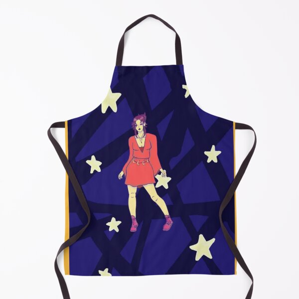 Item preview, Red Dress Girl Starry Night Sky Graphic designed and sold by CosmiicOddities.