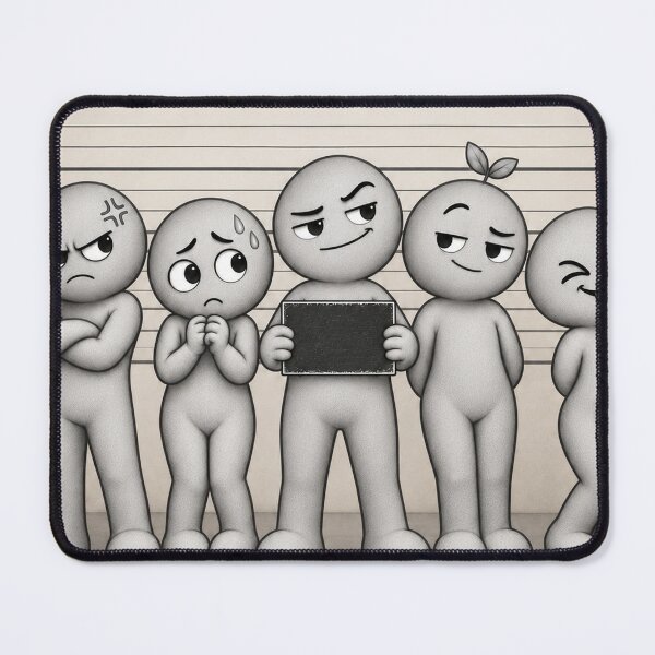 Item preview, Fynky Police Lineup Mood Squad designed and sold by Qenlo.