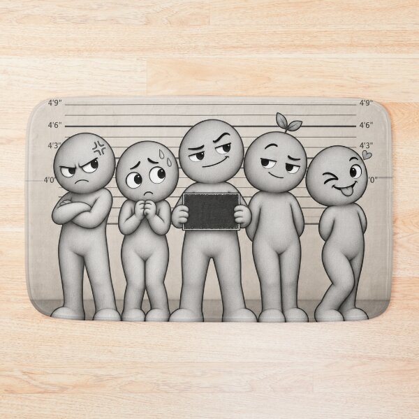 Item preview, Fynky Police Lineup Mood Squad designed and sold by Qenlo.