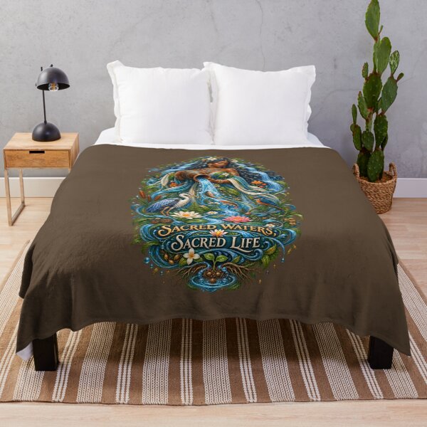 Item preview, Sacred Waters, Sacred Life | River Goddess Art | Mother Nature Illustration designed and sold by 'VARI'.