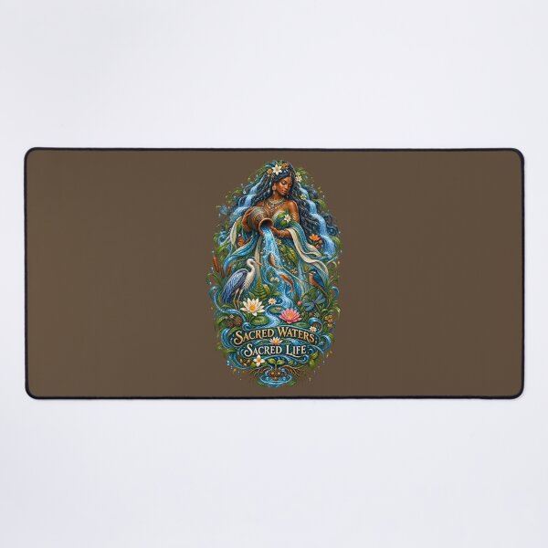 Item preview, Sacred Waters, Sacred Life | River Goddess Art | Mother Nature Illustration designed and sold by 'VARI'.