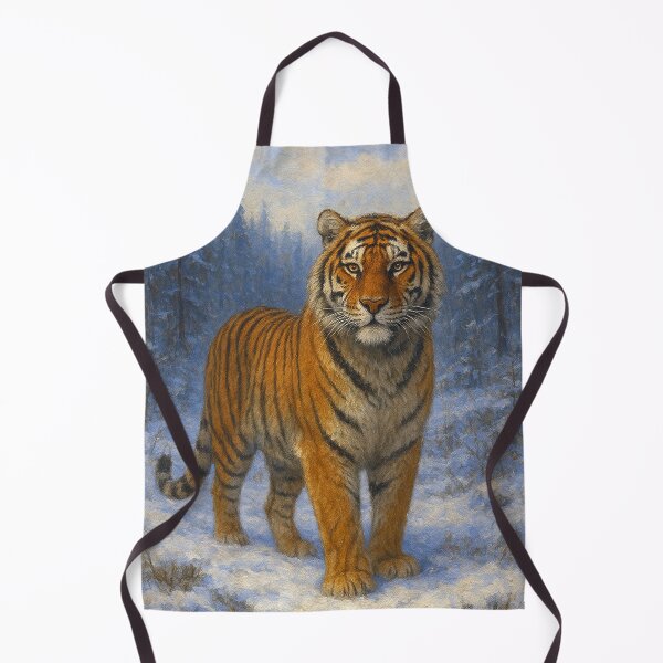 Item preview, Siberian Tiger Painting – Majestic Wild Tiger Portrait designed and sold by GalleryKauffeld.