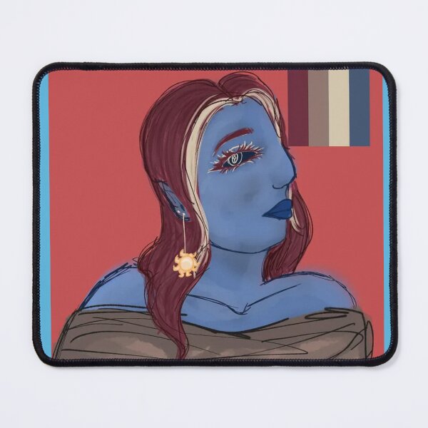 Item preview, Blue Skin Elf Color Palette Sketch Graphic designed and sold by CosmiicOddities.