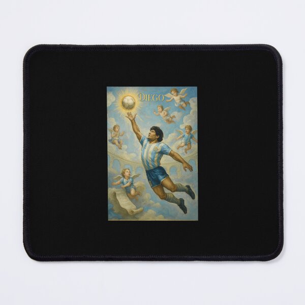 Item preview, Divine Athlete Reaching for Soccer Ball with Cherubs designed and sold by JacintKuphal.