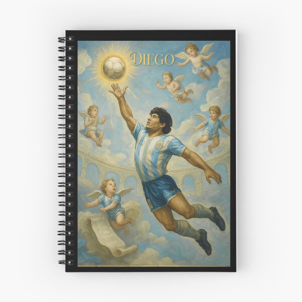 Item preview, Divine Athlete Reaching for Soccer Ball with Cherubs designed and sold by JacintKuphal.