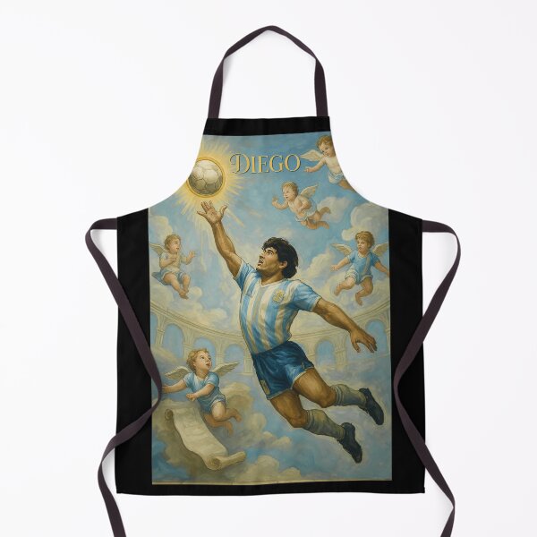 Item preview, Divine Athlete Reaching for Soccer Ball with Cherubs designed and sold by JacintKuphal.